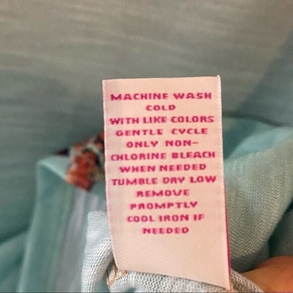 Leoma Lovegrove Sz M Orange Green Swimming Turtle Design Long Sleeve T-Shirt - Picture 9 of 10